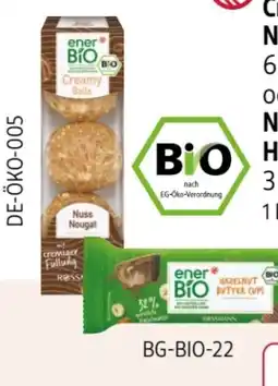 Rossmann enerBiO Creamy Balls Nuss-Nougat Angebot