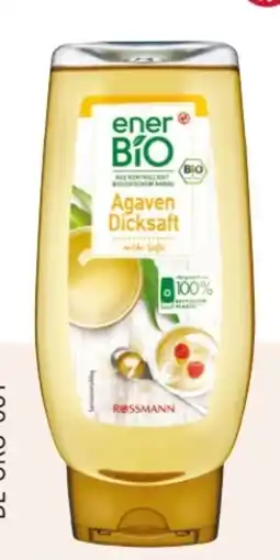 Rossmann enerBiO Agaven Dicksaft Angebot