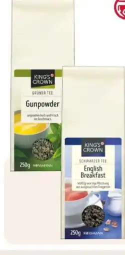 Rossmann King's Crown Grüner Tee Gunpowder Angebot