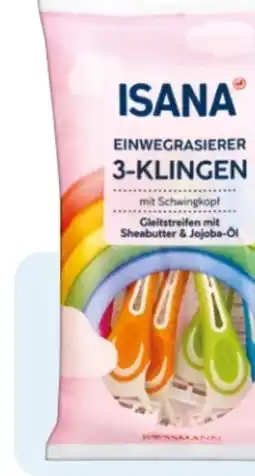 Rossmann Isana Einwegrasierer 3-Klingen Angebot