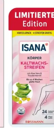 Rossmann Isana Kaltwachsstreifen Körper Angebot