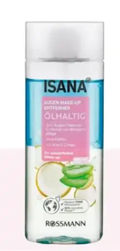 Rossmann Isana Ölhaltiger Augen Make-up Entferner Angebot