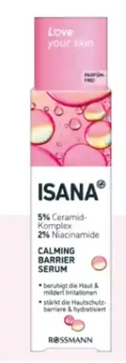 Rossmann Isana Calming Barrier Serum Angebot