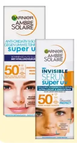 Rossmann Garnier Ambre Solaire Sonnenschutzfluid Gesicht Super UV LSF 50+ Angebot