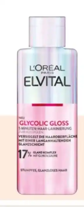 Rossmann L'Oréal Paris Elvital Glycolic Gloss 5 Minuten Haar Laminierung Angebot