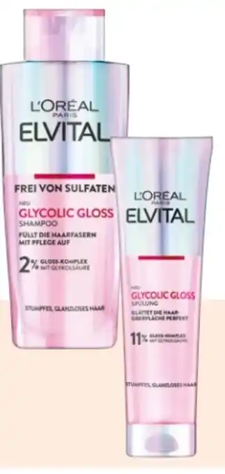 Rossmann L'Oréal Paris Elvital Glycolic Gloss Shampoo Angebot