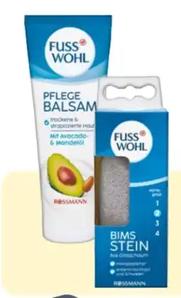 Rossmann Fusswohl Pflegebalsam Angebot