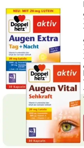 Rossmann Doppelherz Aktiv Augen Extra Tag + Nacht Kapseln Angebot