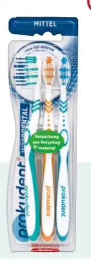 Rossmann Prokudent Zahnbürsten mittel Angebot