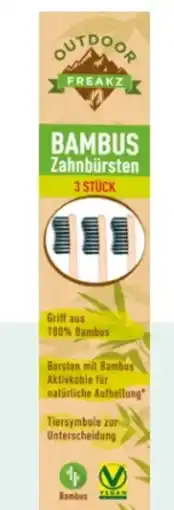 Rossmann Outdoor Freakz Bambus Zahnbürsten Angebot