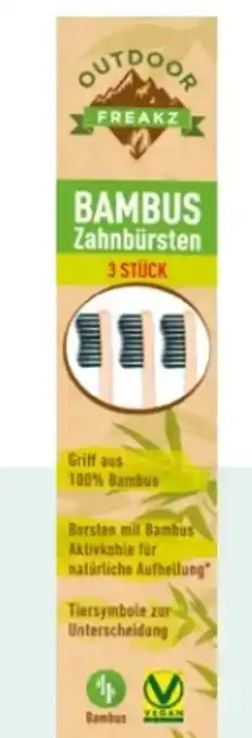 Rossmann Outdoor Freakz Bambus Zahnbürsten Angebot