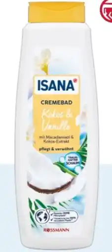 Rossmann Isana Cremebad Angebot