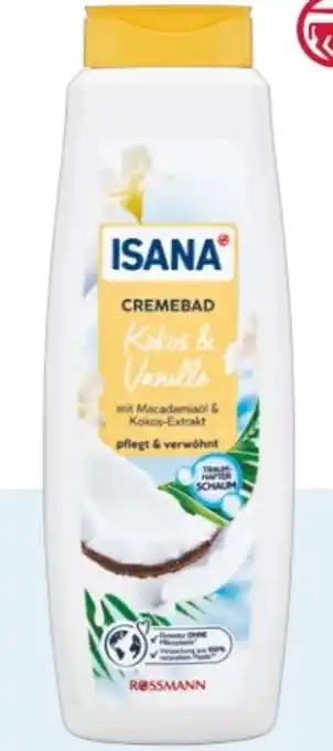 Rossmann Isana Cremebad Angebot