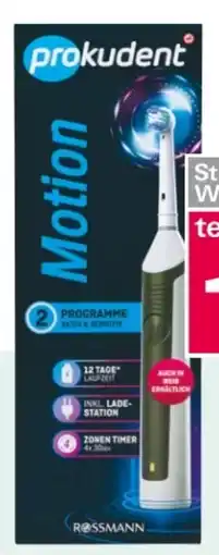 Rossmann Prokudent Elektrische Zahnbürste Motion Angebot