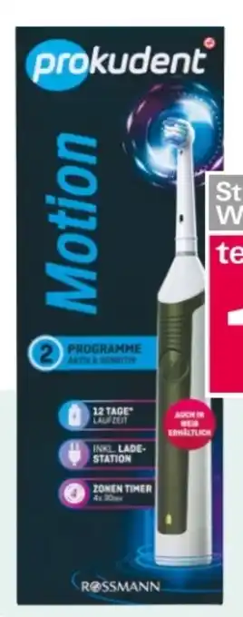 Rossmann Prokudent Elektrische Zahnbürste Motion Angebot