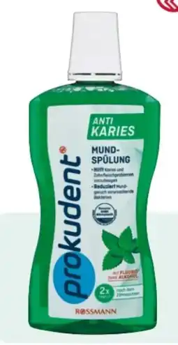Rossmann Prokudent Mundspülung Anti Karies Angebot