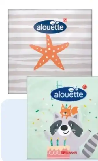 Rossmann Alouette Motiv-Servietten Angebot