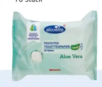 Rossmann Alouette Feuchtes Toilettenpapier Angebot