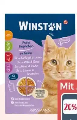 Rossmann Winston Feine Häppchen Katzennahrung Angebot