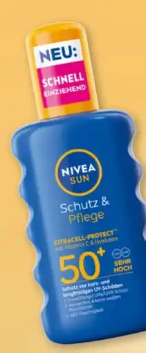 Rossmann Nivea Sun Schutz & Pflege Spray LSF 50+ Angebot