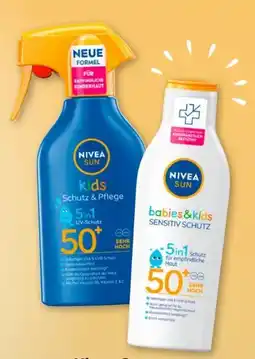 Rossmann Nivea Sun Babies & Kids Sensitiv Schutz Sonnenspray LSF 50+ Angebot