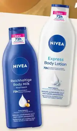 Rossmann Nivea Express Body Lotion Angebot