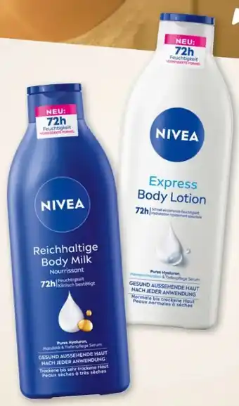 Rossmann Nivea Express Body Lotion Angebot