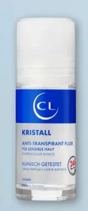 Rossmann CL Deo-Kristall Antitranspirant Fluid Deo Roll-on Angebot