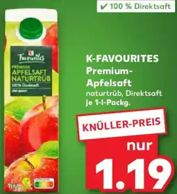 Kaufland K-FAVOURITES Premium Apfelsaft Angebot