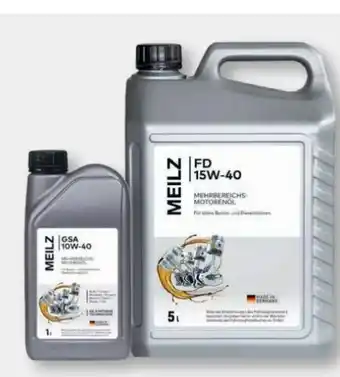 B1 Discount Baumarkt Meilz Motorenöl FD 15W-40 Angebot
