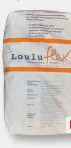 B1 Discount Baumarkt LouluFlex Fliesenkleber Angebot