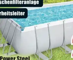 B1 Discount Baumarkt BestWay Power Steel Pool-Set Angebot