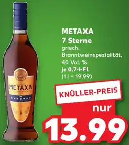 Kaufland METAXA 7 Sterne Angebot