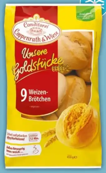 NETTO Coppenrath & Wiese Unsere Goldstücke 9 Weizenbrötchen Angebot
