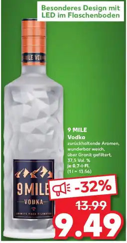 Kaufland 9 MILE Vodka Angebot