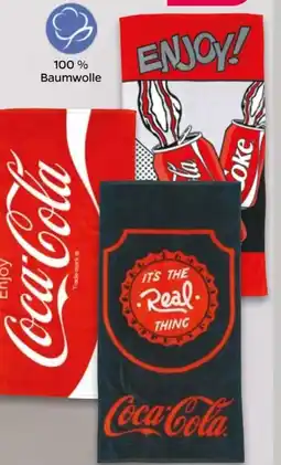 NETTO Coca-Cola Strand-Handtuch Angebot