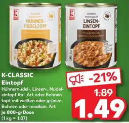 Kaufland K-CLASSIC Eintopf Angebot