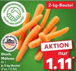 Kaufland Dtsch. Möhren Angebot