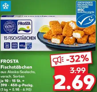 Kaufland FROSTA Fischstäbchen Angebot