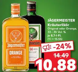 Kaufland JÄGERMEISTER Kräuterlikör Angebot