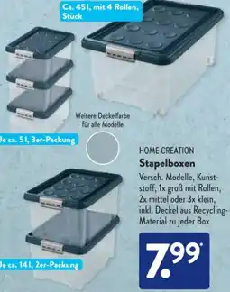 Aldi Süd Home Creation Stapelboxen Angebot