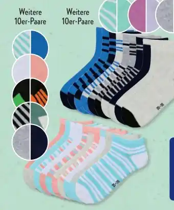 Aldi Süd Lily & Dan Kinder-Socken 10 Paar Angebot