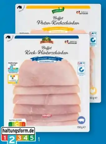Aldi Süd Gut Drei Eichen Buffet-Kochhinterschinken Angebot