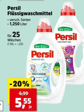 Thomas Philipps Persil flüssigwaschmittel sensitive gel Angebot