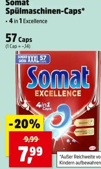 Thomas Philipps Somat spülmaschinen-caps 4 in 1 excellence Angebot