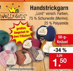 Zimmermann Wollkönig handstrickgarn 'lord' Angebot