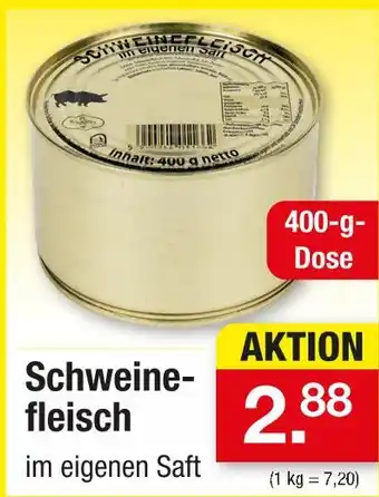 Zimmermann Schweinefleisch Angebot