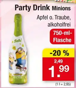 Zimmermann Party drink minions Angebot
