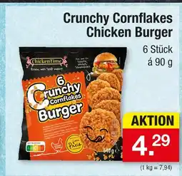 Zimmermann Chickentime crunchy cornflakes chicken burger Angebot