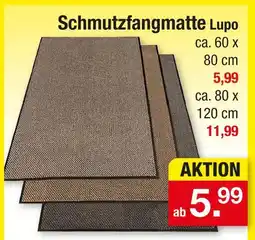 Zimmermann Schmutzfangmatte lupo Angebot